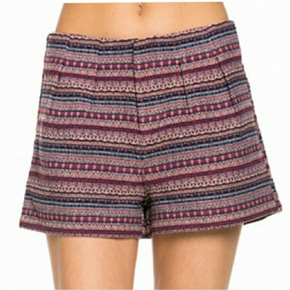 NWT Jacquard Fabric Shorts -S